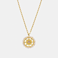 Miniatyrbillede 4 af 4: Collier - Luxenter - Yakde - Guld 18k - Zircon cubique - Længde 42 cm + 3 cm
