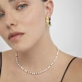 Miniatyrbild 4 av 6: Collier - Luxenter - Amio - Gult 18K - Multifärgad kristall - 40 cm + 3 cm förlängning Flerfärgad