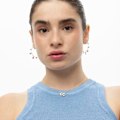 Miniatyrbillede 2 af 4: Boucles d'oreilles Luxenter i 925 sølv og multicolor zircon færdig i 18k guld - Yhapec Flerfärgad