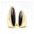 Miniatyrbild 3 av 6: Ring - Luxenter - Modwi - Svart resin - 18k guld - Metallblandning svart 14