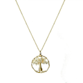 Miniatyrbild 1 av 3: Collier - Budleia - Pläterat Guld 18 Karat - Citrin - En Storlek - Kvinna Gul
