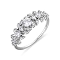 Miniatyrbild 1 av 4: Ring - Kanex - Silver 925 - Brilliant zircon - Rhodium finish - Elegant and sophisticated pengar 14