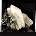 Miniatyrbillede 4 af 4: Sten og mineraler. Calcit + Kvarts. 748,2 øre. Huanggang, Mongoliet, Kina.