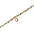 Miniatyrbillede 3 af 6: Armbånd - Luxenter - Stjerne - Argent 925 - Guld 18k - Multifarvede krystaller Flerfärgad