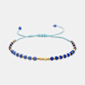 Miniatyrbild 4 av 4: Armband - Luxenter - Anlako - Blått kristall - 18k guldfinish - Boho stil Blå