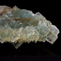 Miniatyrbillede 4 af 4: Sten og mineraler. Fluorit + Kvarts. 130,1 øre. Pratclaux, Langeac, Haute-Loire, Frankrig. Sjælden.