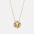 Miniatyrbild 3 av 3: Collier - Luxenter - Otyx - Silver 925 - Flerfärgad zircon - Guld 18k Flerfärgad