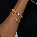Miniatyrbillede 4 af 4: Armbånd - Luxenter - Sumuna - 18k guld - Koraller - 4,5 mm i bredde