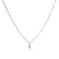 Miniatyrbillede 1 af 4: Collier Luxenter med glitrende zirkonium i sølv - Alphabet H
