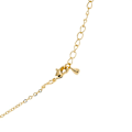 Miniatyrbillede 3 af 4: Collier Luxenter med Zirkonia i brillant 18k guld finish - Alphabet B
