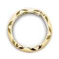 Miniatyrbillede 2 af 6: Armbånd - Yilub - 18 karat guld - Diameter 60 mm - Forkrommet finish - Til kvinder