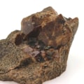 Miniatyrbillede 3 af 4: Sten-Grossular Catalansk Granat-Andradite. 341,3 øre. Pyrenæerne-Orientales, Frankrig