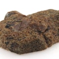 Miniatyrbillede 3 af 4: Sten-Grossular Catalansk Granat-Andradite. 361,4 øre. Pyrenæerne-Orientales, Frankrig