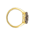Miniatyrbillede 2 af 4: Ring - Luxenter - Lorush - Sterling sølv 925 - Brun zirkon - 18k guld finish Brun 18