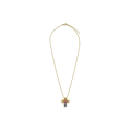 Miniatyrbillede 2 af 4: Collier - Luxenter - Bhaime - Argent 925 - Multicolore zircon - Guld 18k Flerfärgad