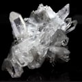 Miniatyrbillede 3 af 3: Sten og mineraler. Bergkrystal kvarts. 312,2 ct. Piz Regina, Grischun, Schweiz.