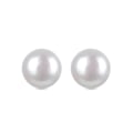 Miniatyrbillede 1 af 2: Boucles d'oreilles Luxenter i 925 sølv med hvid perle færdiggjort i 18K guld Højde 9,3 mm - Basic Vit