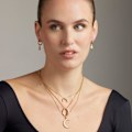 Pikkukuva 4 / 4: Kaulaketju - Luxenter - Ausa - Keltakulta 18K - 60cm - Riipus 24,3x24,8mm Gul
