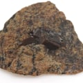 Miniatyrbillede 3 af 4: Sten-Grossular Catalansk Granat-Andradite. 196,7 øre. Pyrenæerne-Orientales, Frankrig