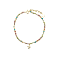 Miniatyrbillede 2 af 6: Armbånd - Luxenter - Stjerne - Argent 925 - Guld 18k - Multifarvede krystaller Flerfärgad