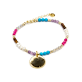 Miniatyrbillede 1 af 4: Armbånd - Luxenter - Lyhakk - Argent 925 - Guld 18K - Multifarvede krystaller Flerfärgad