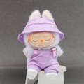 Miniatyrbild 6 av 6: /NC/labubu Plyschdocka Labubu dockkläder 17CM denimoveraller för dockor 10