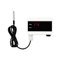 Miniatyrbild 1 av 3: WiFi-temperatursensor Tuya termometerdetektor digital display smart hem-app Smart Life app-varning frysvarningslarm EU-kontakt As Shown