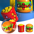 Miniatyrbilde 2 av 4: Pommes Frites Burger Stressleker Stress Sensorisk For Barn Og Voksne