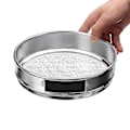 Miniatyrbillede 4 af 5: 2-500m Rund 304 Mindre Stål Lab Si Åbning Sigter Rystere Kit Mel Filter Skærm Ser 25cm Diameter 70 Mesh 0.25mm