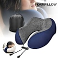 Miniatyrbillede 3 af 5: [NT] U-formet pude Memory Foam Rebound Nakkestøtte til rejser Fly Sove