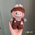 Miniatyrbild 1 av 7: /NC/Labubu Kläder Klänning Labubu Märkeskläder Outfit 17cm Plyschdocka Liten Doft Vind Rem Klänningsset Labubu Kläder 9