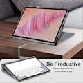 Miniatyrbillede 2 af 4: Etui til Lenovo Tab Plus 11,5-tommer TB351FU Varmeafledning Stativ Læder Tablet Etui - Grå Grey_ NN