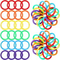 144 stk. Ringbind Ringe Plastik Bogringe