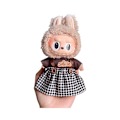 Pikkukuva 2 / 7: /NC/Labubu Vaatteet Mekko Labubu Merkki Asu Vaatteet 17cm Pehmolelu Pieni Tuoksu Tuuli Hihna Hame Setti Labubu Vaatteet 15
