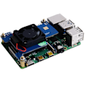 Miniatyrbild 2 av 2: Raspberry Pi 4 Modell B/3b med Oled och 802.3af Poe nätverksutbyggnadskort