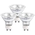 Miniatyrbillede 1 af 2: GU10 halogenpærer 35W dæmpbar, 220V GU10 halogen spotlampe 2 ben, 400 LM, 2800K varm med (3 stk, hvid)/NC/