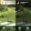 Miniatyrbillede 4 af 4: [NT] 4 stk. 10 LED solcellelamper til haven, solcellelygter til udendørs dekoration, vandtæt IP65 udendørs lampe til haven