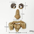 Miniatyrbilde 2 av 3: Trefjes Dekor Utendørs, Morsom Hagekunst for Hage, Plen, Halloween Tredekorasjoner_NA G (glow-in-the-dark)