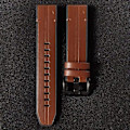 Miniatyrbild 3 av 3: [NT] För Garmin Fenix 7/Fenix 6/Fenix 5/EPIX 2 Klockarmband, Quick Fit 22mm Mjukt Äkta Läder med Silikon Svettresistent Armband
