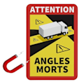 Miniatyrbilde 1 av 2: Magnetisk klistremerke \"Attention Angles Morts!\" lastebil_NN