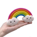 Miniatyrbilde 4 av 5: Langsom Leke Simulerings Regnbue Sky Avslapping Stressball