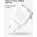 Pikkukuva 2 / 2: iPhone 2,1A 2XUSB Pikalataus Seinälaturi + Lightning-kaapeli Vit White