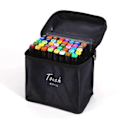Miniatyrbillede 1 af 5: 40-pak - Tusser med etui - Dobbeltsidede - Penne multifärg Multicolor