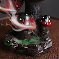 Miniatyrbillede 3 af 4: Backflow røgelsesbrænder, håndlavet keramisk backflow røgelsesholder Cascading røgelsesbrænder, kreativ svampeform_NN