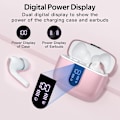 Miniatyrbillede 2 af 3: INF Trådløse høretelefoner med mikrofon og touch-kontrol Rosa