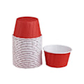 Pikkukuva 1 / 2: 50 kpl Lasikuppeja Jälkiruokakulhoja Jääjogurtti Cupcake Kakku Red