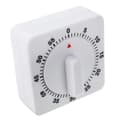 60 Minuters Kökstimer 1 Timmes Visuell Köksklocka Timer Mini Nedräkningstimer Hög Röst mekanisk timer