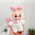 Pikkukuva 4 / 7: /NC/Vaatteet Vain Generation Labubu Vaatteet Riipus Labubu Enkeli Rusetti Nuket Sarjakuva Lelu Tyyli Vaatetus Lumimies Vaatetus 4(Black wings,No dolls)