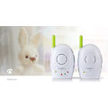 Miniatyrbillede 2 af 2: Lyd Babymonitor | FHSS (Frequency-Hopping Spread Spectrum) | Med talk back funktion | Rækkevidde: 300 m | Batteridrevet / Strømadapter | Grøn / Hvid_NN