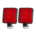 LED Super Strong Flood Spot Work Light Waterproof Headlight For Truck Off-road Red